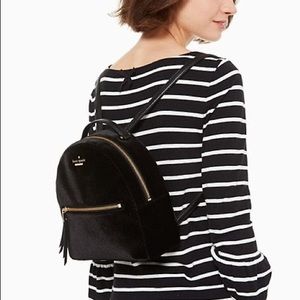 velvet backpack kate spade
